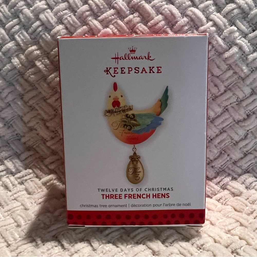 Hallmark 2013 Three French Hens - Twelve Days of Christmas 3rd